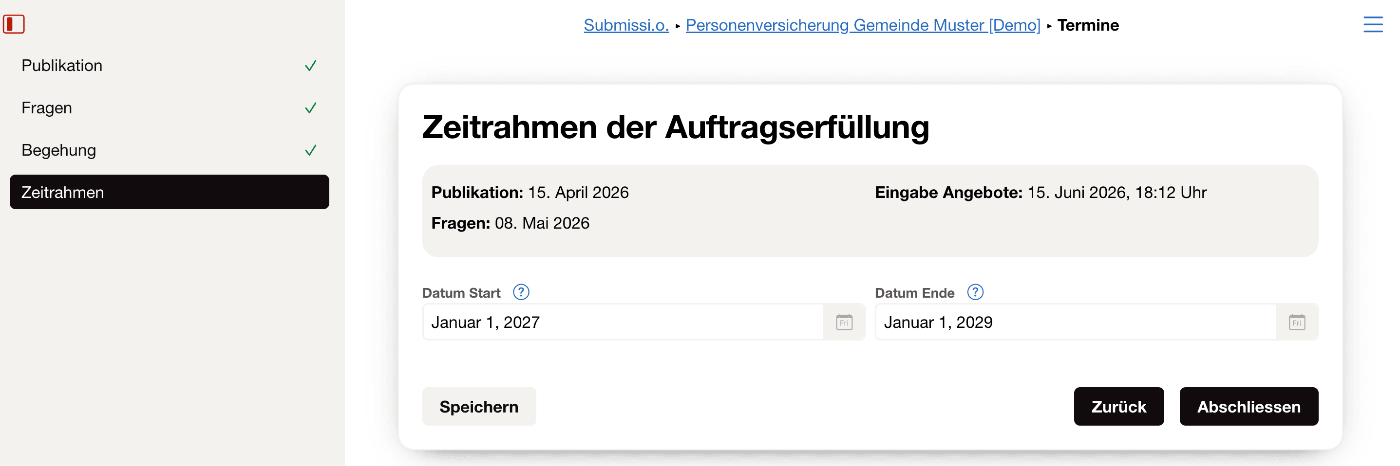 Projekttermine im eigenen Kalender