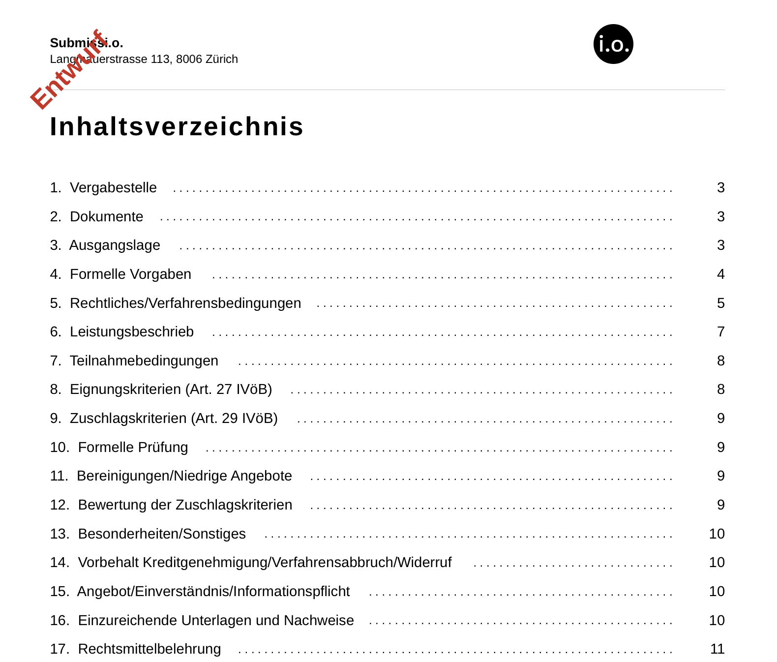 Neue Dokumente: überarbeitetes PDF und Allgemeine Submissionsbedingungen