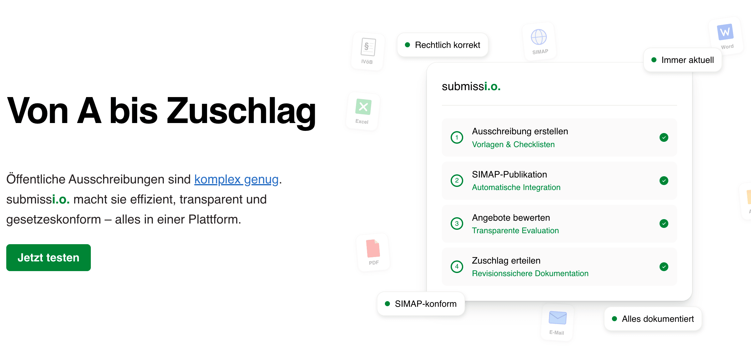 Komplett neues Frontend-Design